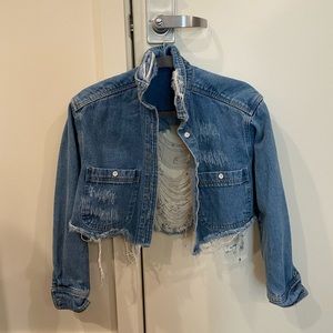 LF Vintage Distressed Denim Jacket